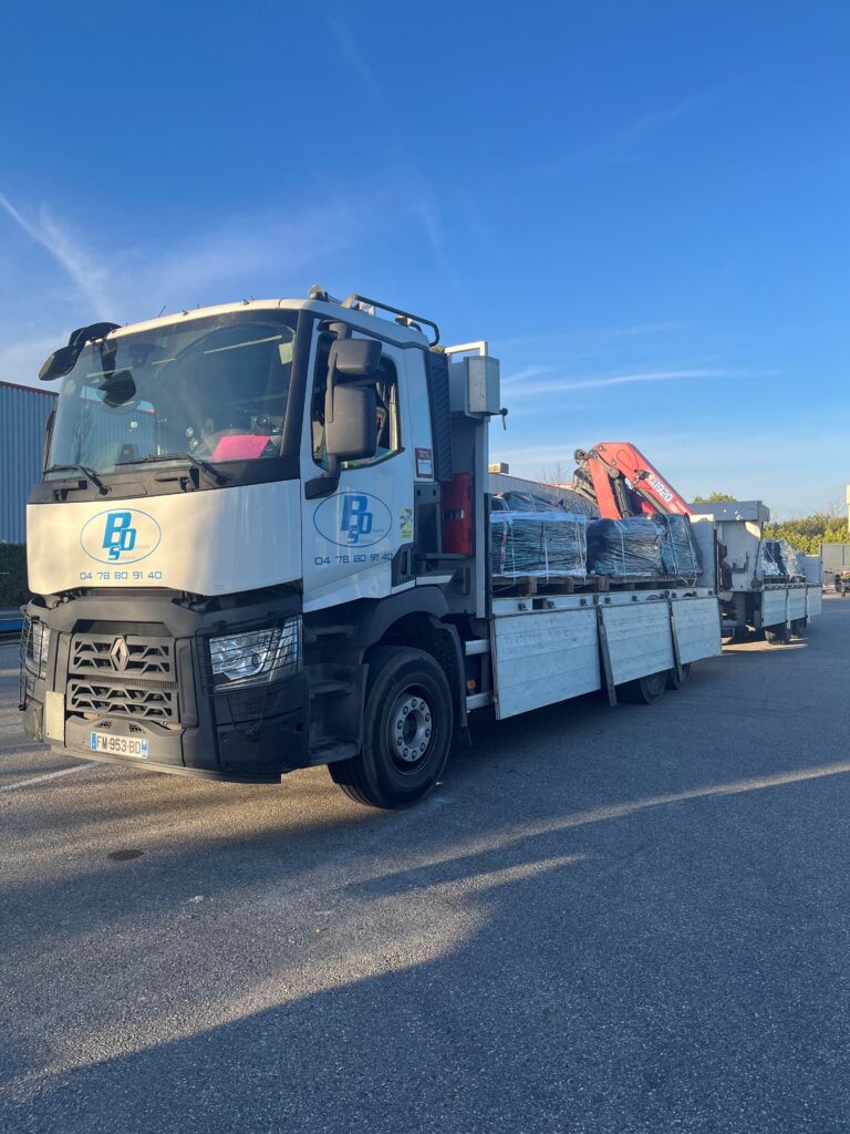 camion transport déchets dangereux